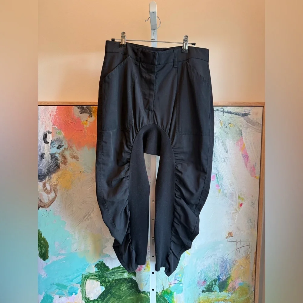 Stella McCartney Tina Ruched Wool Women's Pants - Picture 5 of 16